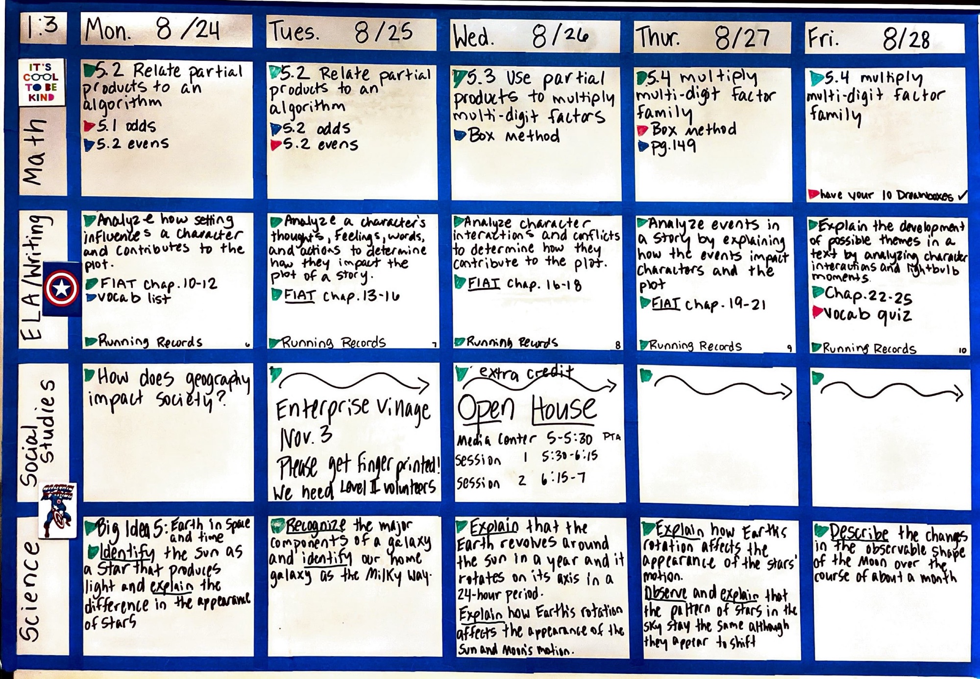 Weekly practice: multiple meanings.