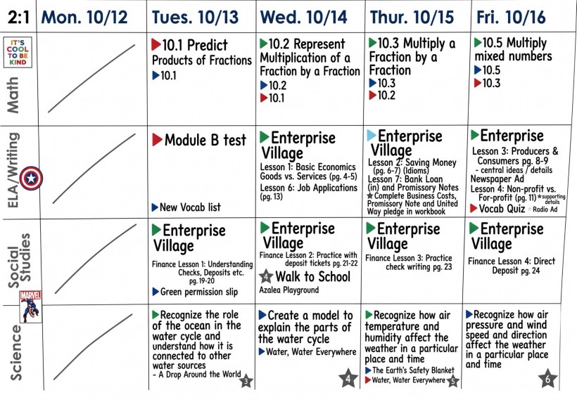 Week 2:1 (Oct.13-16) | Mrs. Benton's Classroom